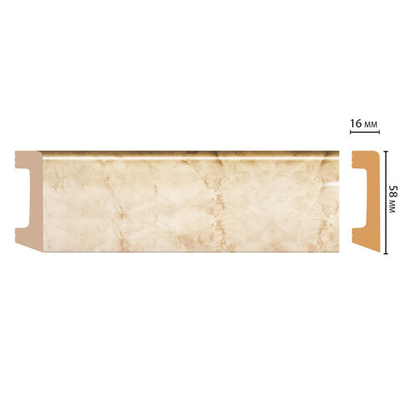 Плинтус Decomaster D234 D234-80 ДМ