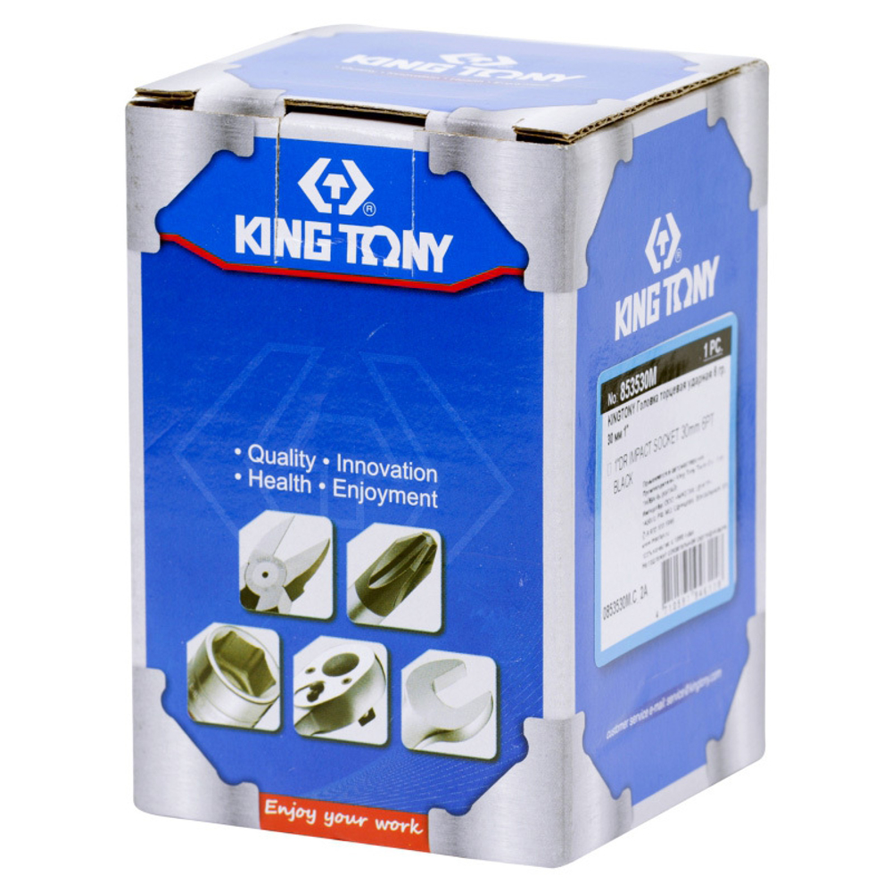 Головка торцевая ударная шестигранная 1&quot;, 30 мм KING TONY 853530M