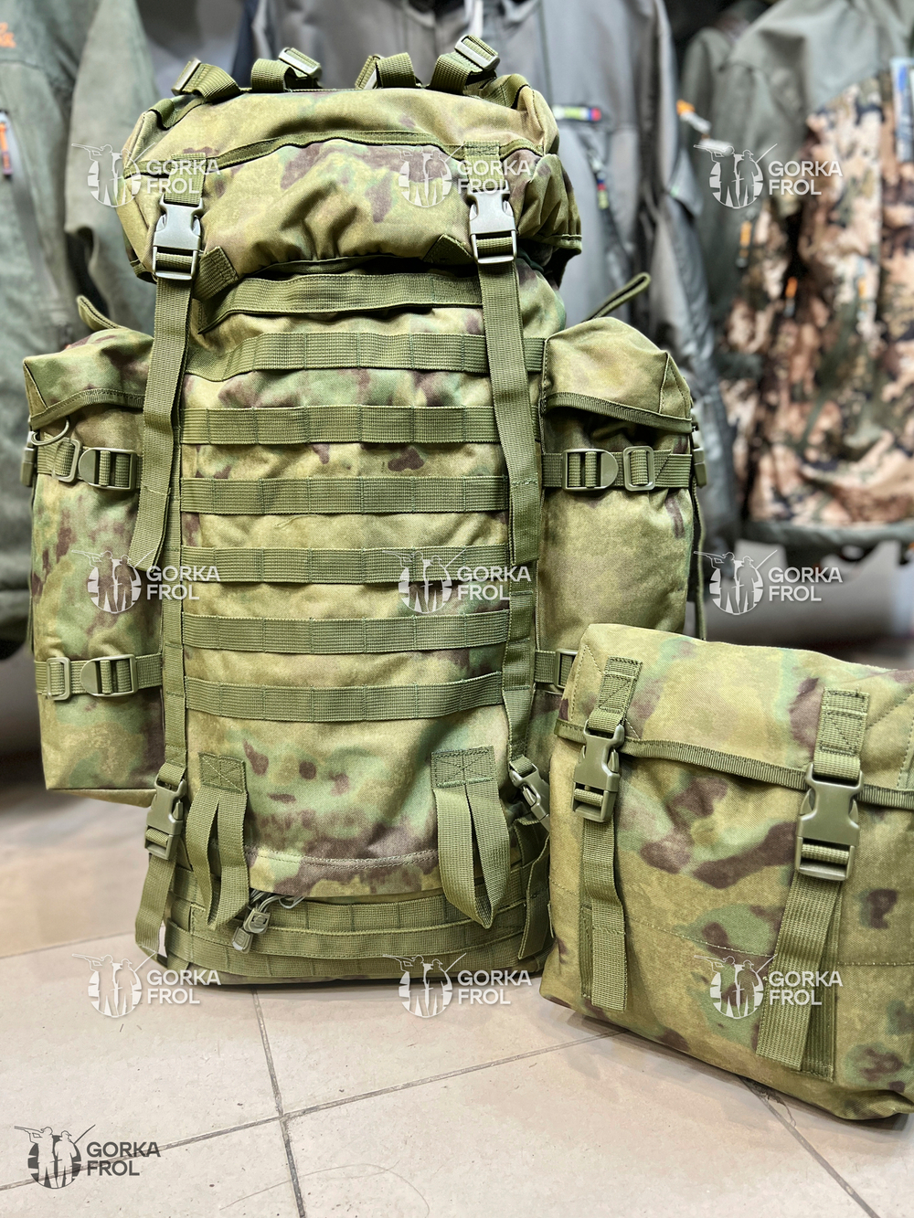 Рюкзак Viking 85 л Cordura 900D Зеленый лес