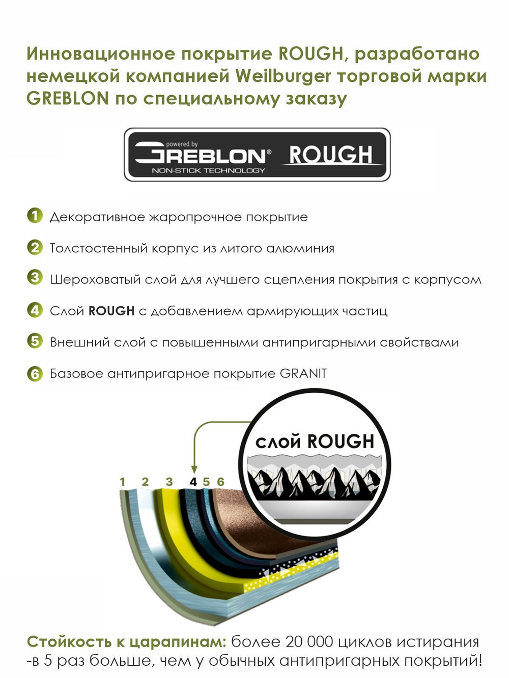 Сотейник с крышкой "Мечта" Гранит с антипригарным покрытием с несъемной ручкой