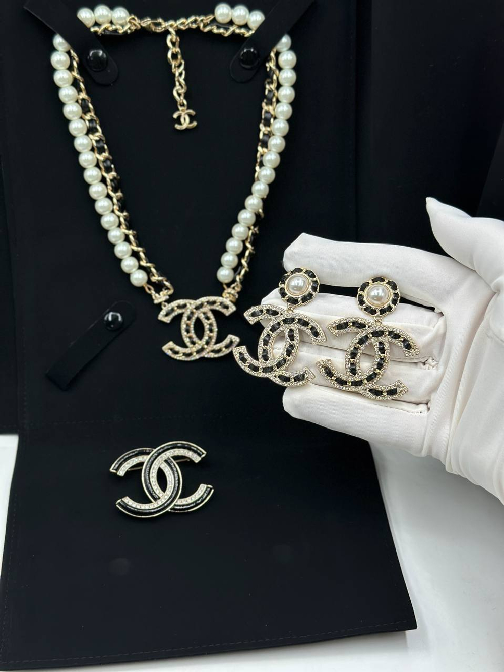 Серьги CHANEL
