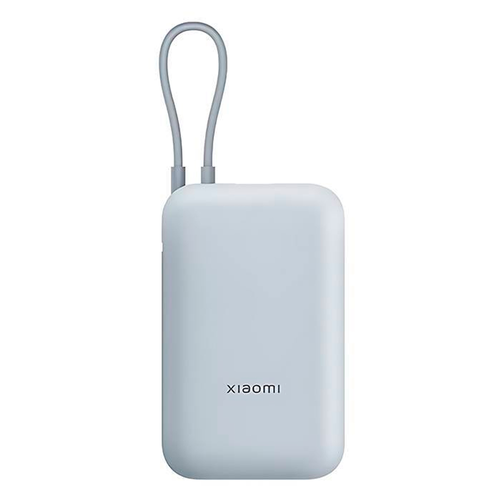 Внешний аккумулятор Xiaomi Power Bank With Cable USB-C 10000mAh Pocket Version (P15ZM) Blue
