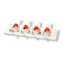 Набор для комплимента 9 предметов (блюдо, емкости с ручкой, ложки) P.L. Proff Cuisine [1]