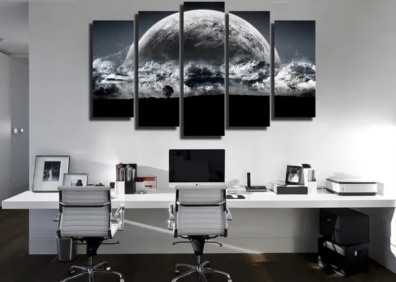 Модульная картина "Темная Луна"