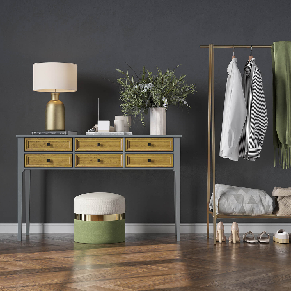 Консоль Квадро-С из массива сосны 125.8*80*40 см