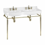 Консоль с раковиной Burlington Edwardian B21 3TH 120 золото