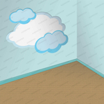 Настенная декорация Облака