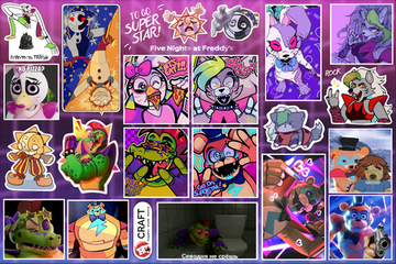 Стикерлист "Фнаф 9"