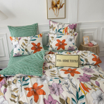 Комплект постельного белья Люкс Сатин 100% хлопок на резинке AR275