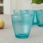 Стакан низкий "Концепто Страйпи" бирюзовый 250 мл
