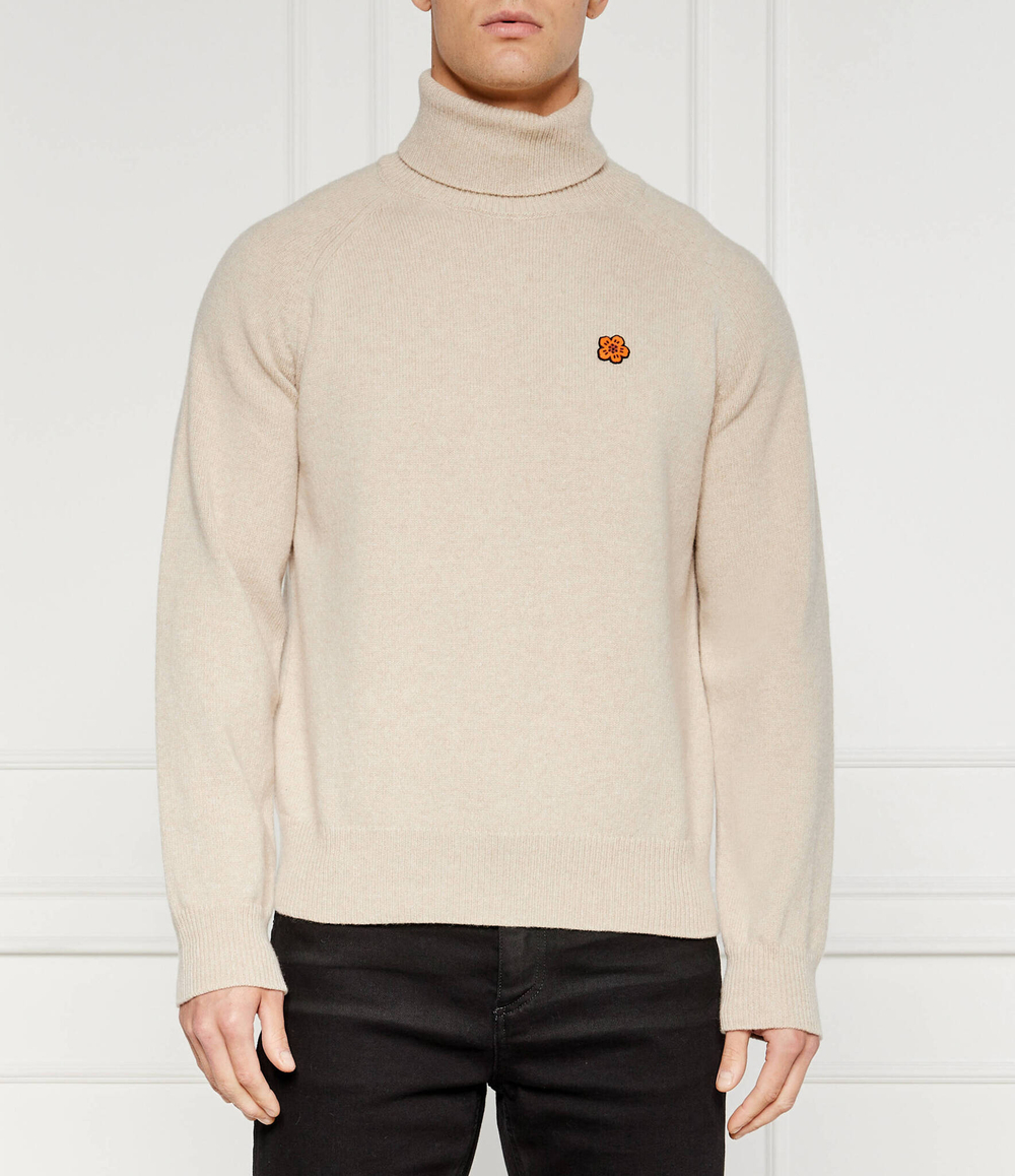 Хлопковый гольф boke flower Kenzo - бежевый(FE65PU4853LC)