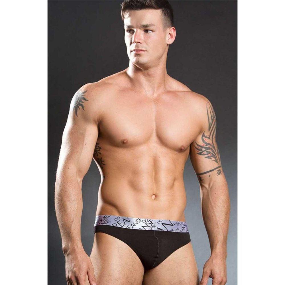 Мужские трусы тонги черные Doreanse 1288