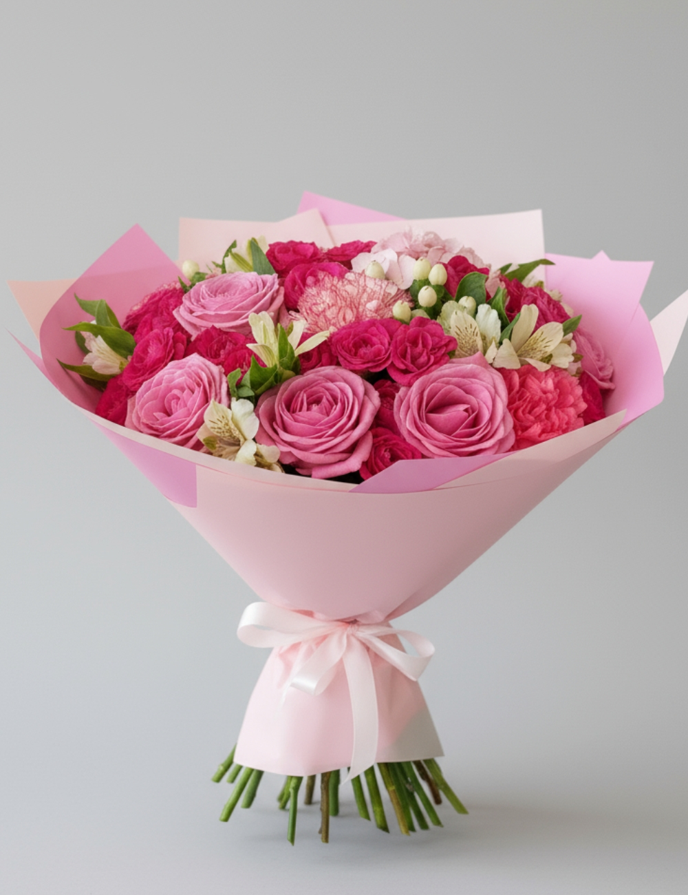 Букет с розами Барби