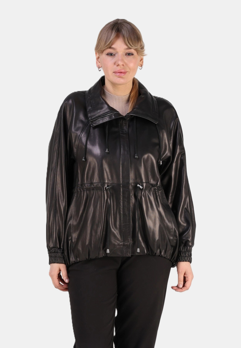 Кожаная куртка демисезонная