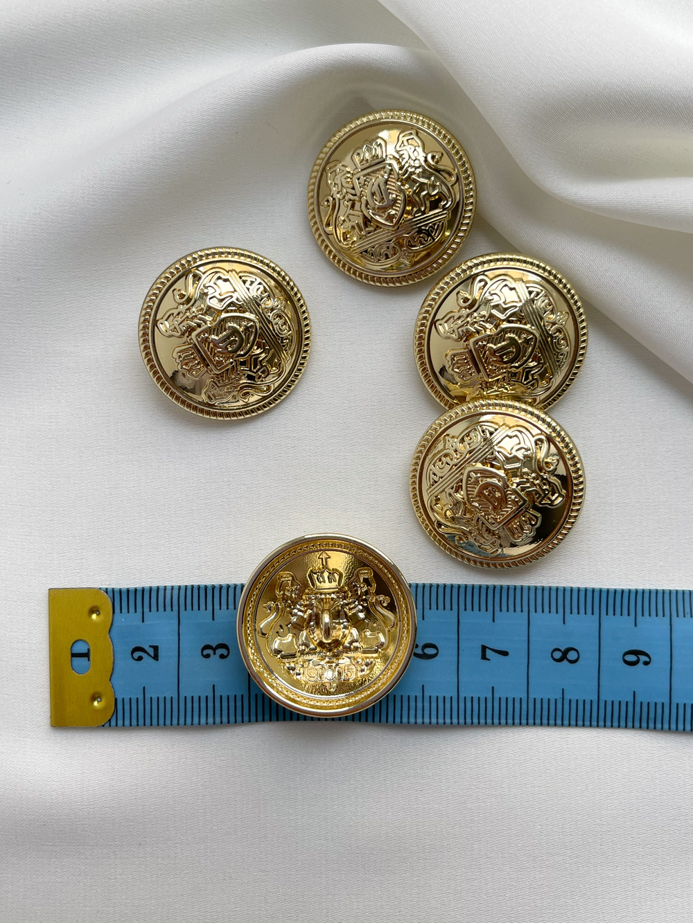 Пуговицы Герб1 золотые