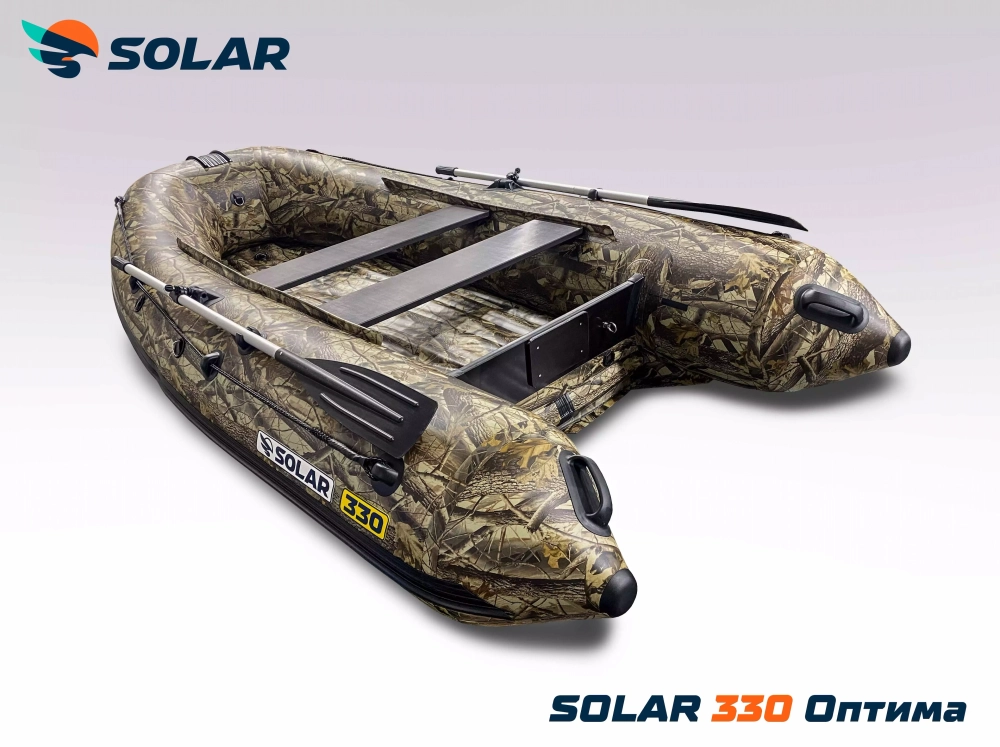 Лодка надувная моторная solar-330 к (оптима)