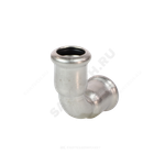 Отвод сталь нерж AISI 316L 90гр Дн 88,9 Ру16 пресс Inoxpres RM 181088900