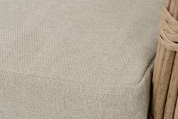 "Валенсия" диван из искусственного ротанга трехместный, цвет соломенный