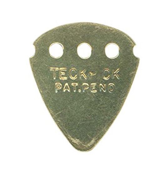 Медиаторы 12шт, латунь, Dunlop 467R.BRS TeckPick