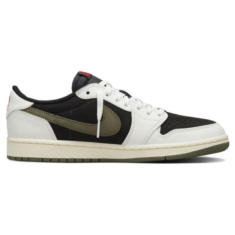 Кроссовки Travis Scott x Jordan Air Jordan 1 Low "Medium Olive" 5.0, DZ4137-106