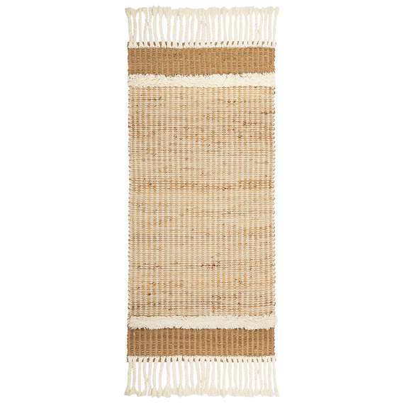 Ковер из джута и шерсти Mumbai из коллекции Ethnic, 70x160см