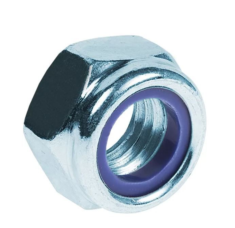 Гайка с нейлон. кольц. DIN 985 М 8 (100 шт/кг)