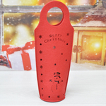 Упаковка для бутылки и подарков "Новый год" 38*16см