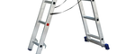 Лестница алюминиевая двухсекционная 6 ступеней SMARTY/SN011-206