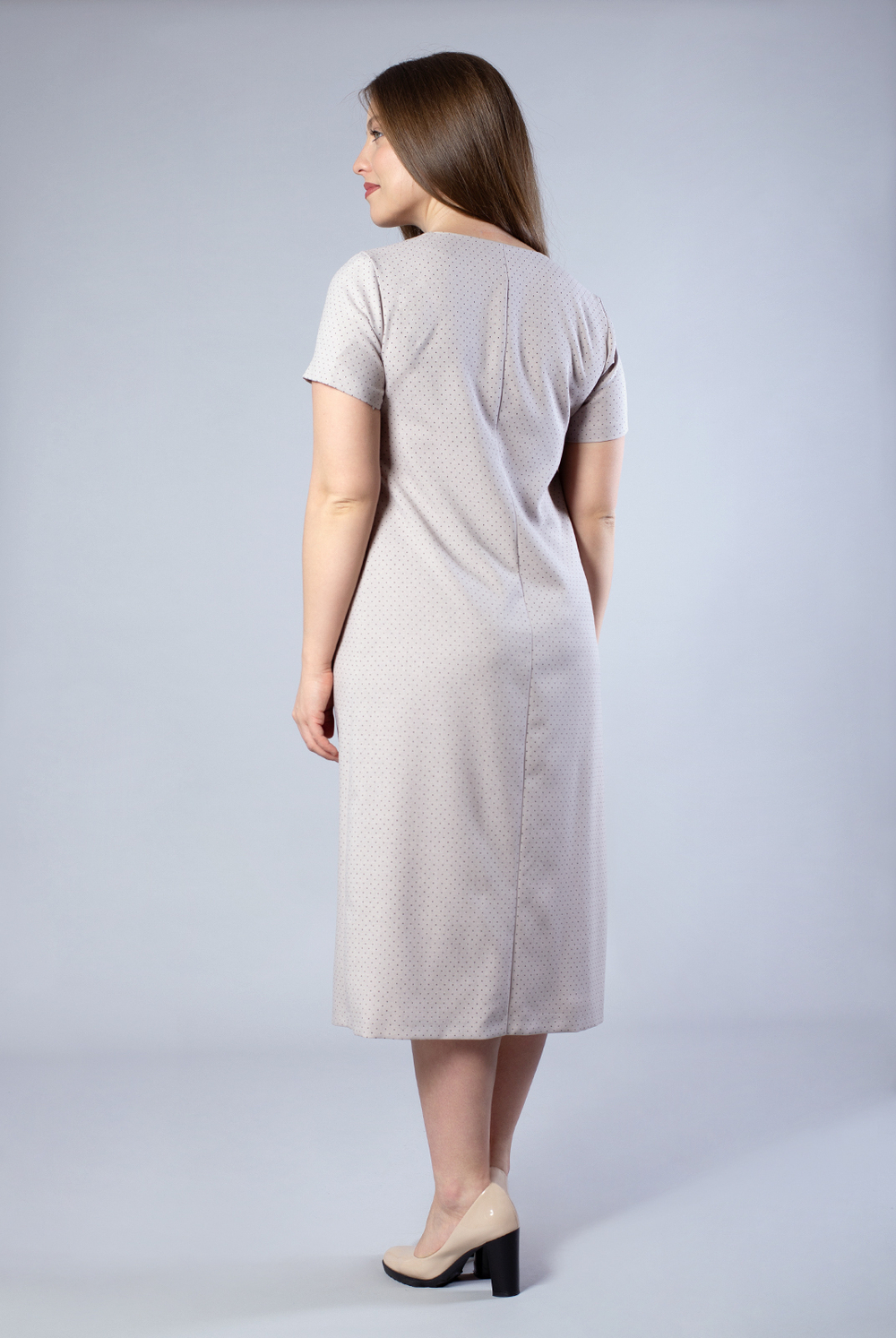 Платье женское 1843ЮП, горох #259Гм051843ЮП