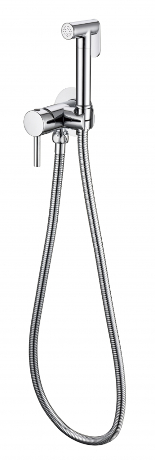 Смеситель встраиваемый с гигиеническим душем Grocenberg GB001 Хром