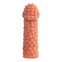 Реалистичная насадка на пенис 16,5см с бугорками Kokos Penis Sleeve 001 L Size