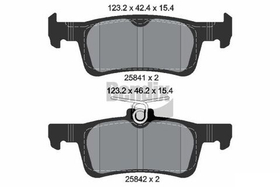 BENDIX Braking - BPD1182-BEN - Brake Pad Set, disc brake