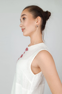 Платье с чувашской вышивкой