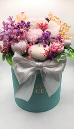 Подарочный набор из 21 цветочных свечей