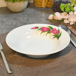 Тарелка 200мм глубокая форма Идиллия Колокольчики