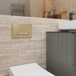 Клавиша для инсталляции CHARUS Magnus FP.340.51.01, матовый песок с хромированной окантовкой клавиш