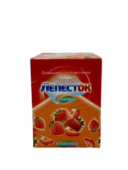 Освежающие пластинки "Свежий лепесток Клубника ", 20 шт