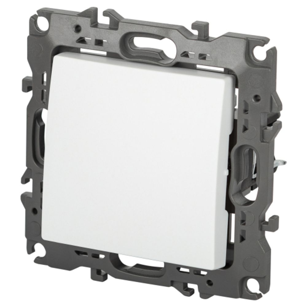 Переключатель ЭРА Серия 12 12-1103-01М , 10АХ-250В, белый матовый