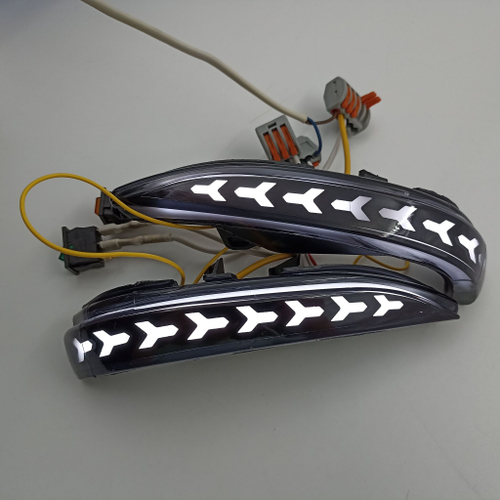 Повторитель поворота Y8 + ДХО на зеркало Лада Веста диодный 2шт