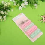 Бигуди в наборе 4шт с резинкой для волос «Beauty Room», цвет розовый и мятный, 7см.