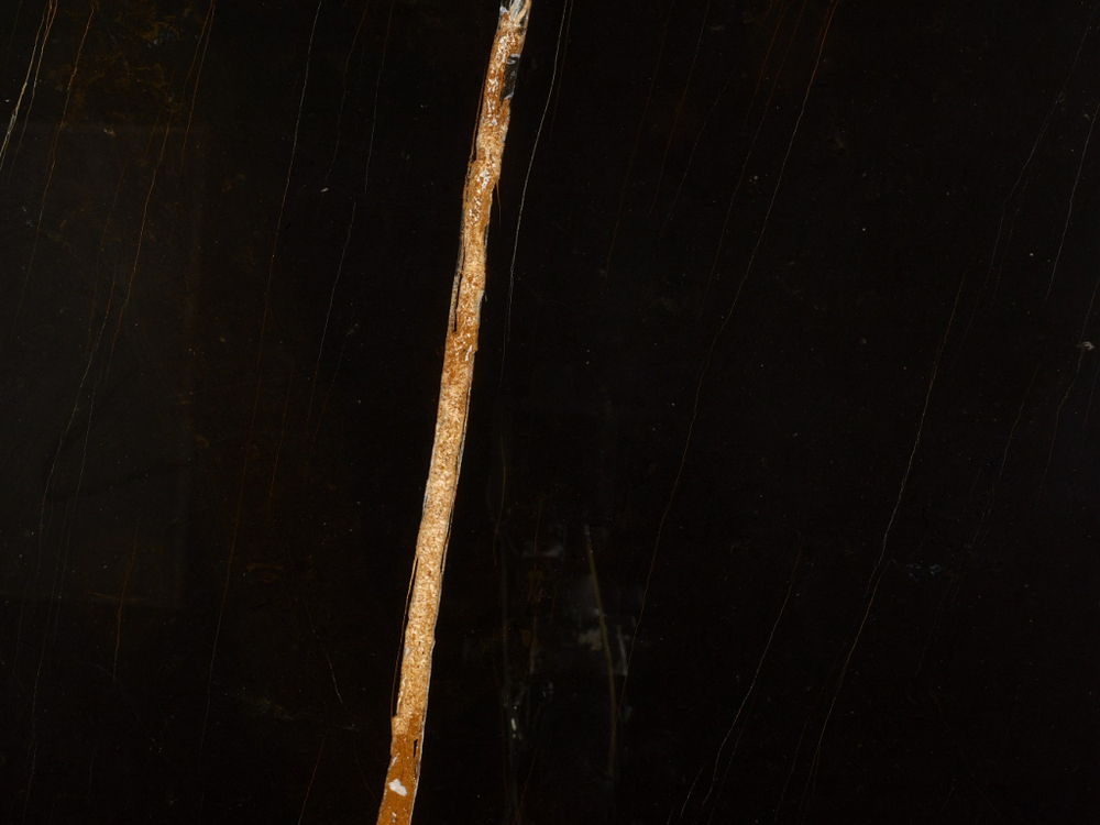 Стол мраморный Scab Design Squid M, голубой, черный мрамор Сахара Нуар