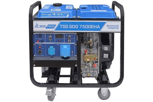 Дизель генератор TSS SDG 7500EHA - [7 кВт / 220V] эл. старт