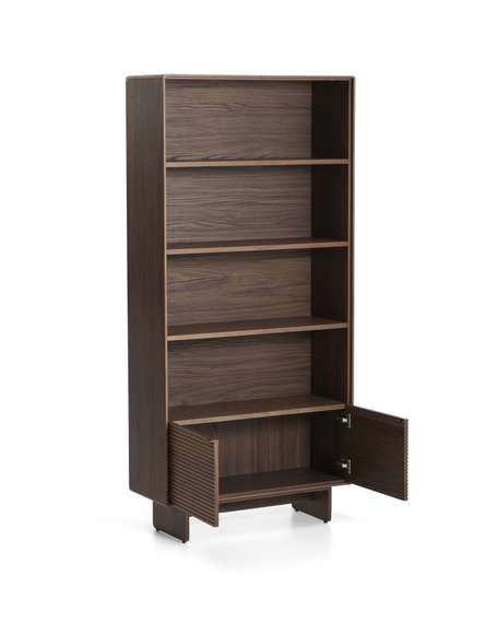 Стеллаж из орехового шпона Norlen 90 x 190 см