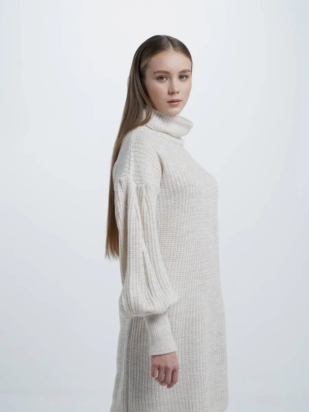 удлиненный свитер