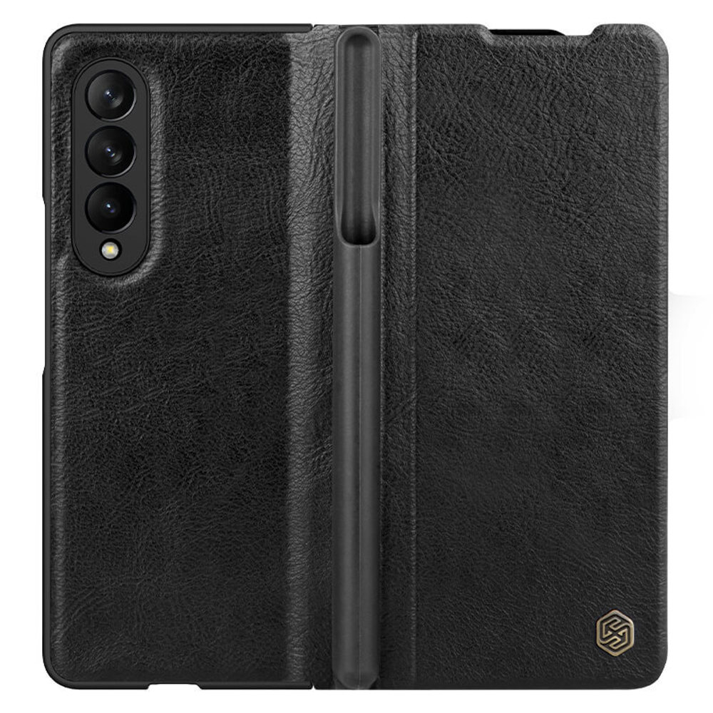 Кожаный чехол-книжка Nillkin Leather Qin для Samsung Galaxy Z Fold 3