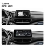 Переходная рамка магнитолы HYUNDAI TUCSON 2018-2021 12,3 дюймов