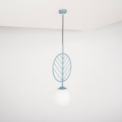 Подвесной светильник LEAF B Голубой