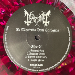 Винтажная виниловая пластинка LP Mayhem De Mysteriis Dom Sathanas (UK 2010)