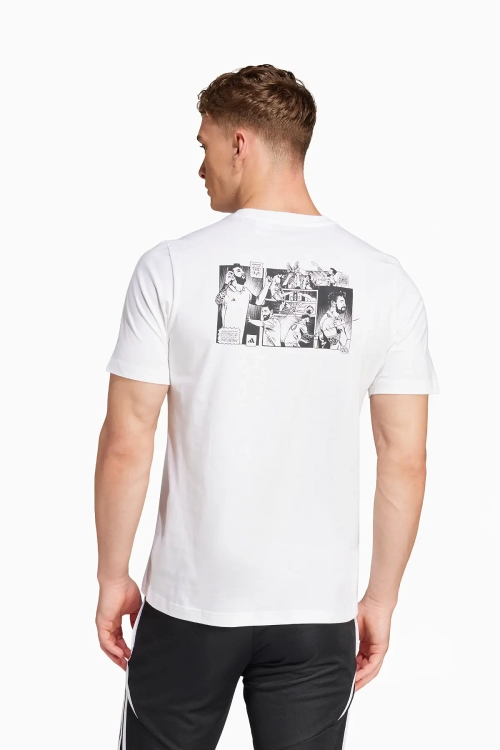 Футболка adidas Messi Icon Graphic Tee - белый