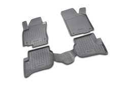 Коврики Standard, в салон VW Golf Plus 12/2004- , 4 шт. (полиуретан, чёрные) Element.NLC.51.16.210